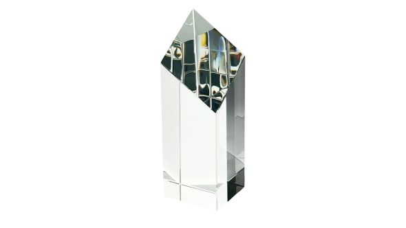 Medium crystal diamond column award