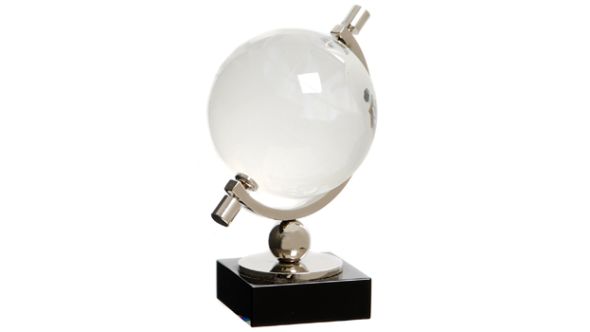 80mm Rotating globe award