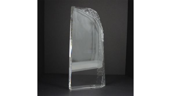 Medium optical crystal ice layered block award