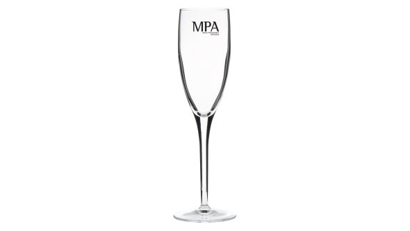 Michelangelo crystal flute glass