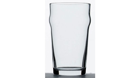 Bulk packed stackable pint glass