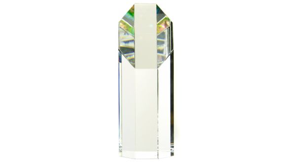 Small optical crystal octagonal prism