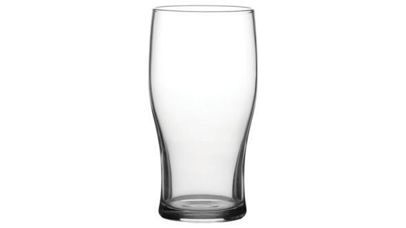 Bulk packed tulip half pint glass